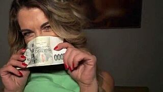 Damn, Blonde French Cutie Takes Monster Cock Deep in Public Fuck for Cash!