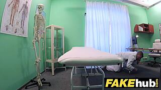 Big tits milf chiropractor, fuck me hard after massage!