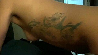 Hubby sucks wife's wet pussy then fucks till cum blasts her tits