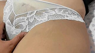 sexy latina stepmom teases stepson with wet pussy play