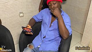 Big Black Cock Pounds Horny Ebony Housewife Fat Ass And Tits Hard