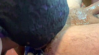 brutal back and forth facefuck rimjob choking on black cock slave