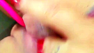 swinger girl films her thick meaty wet pussy close