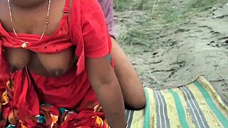 Bangladeshi Cute Girl Spreads Tight Pussy Wide for Outdoor Group Fucking Missionary with Big Natural Tits