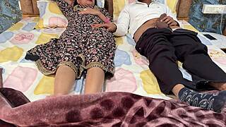 Hey stepsis why so angry sharing our bed? now ride my big cock cowgirl style full hindi dirty talk