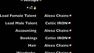 lingerie model alexa chains rough sucked fucked in hotel celebrating contract