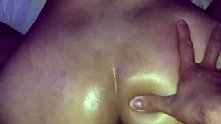 Skinny colombian stepdaughter's virgin asshole opened first time with rough anal fingering and cock