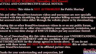 Blonde stunner mixes sass with deep action and sticky end