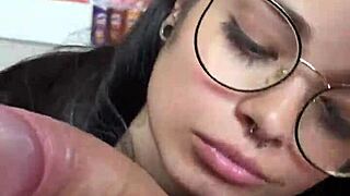 Blue-eyed cutie deepthroats sloppy on wellington prado's huge monster cock in new zealand