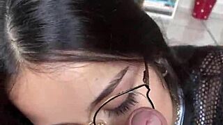 Blue-eyed cutie deepthroats sloppy on wellington prado's huge monster cock in new zealand