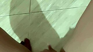 Married teen's leaked vibrator squirt session moans wildly