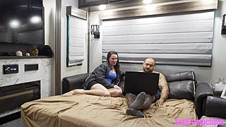 innocent chat roulette spins into stepbrother claiming her tight virginity hard