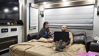 innocent chat roulette spins into stepbrother claiming her tight virginity hard