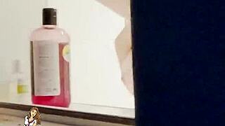 you spy on busty chubby neighbor showering and flashing her wet curves