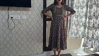 Hey stepsis why so angry sharing our bed? now ride my big cock cowgirl style full hindi dirty talk