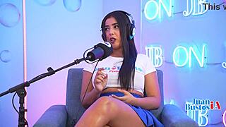 squirter milf lina grinds machine before stranger fucks her to wild squirts