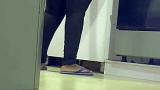 hidden cam spies on housekeeper's plump bbw ass curves