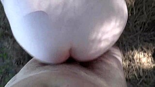 celestina blooms outdoor breeding creampie doggystyle in nature!