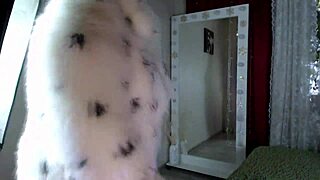 Mature Bitch Screams Orgasm in Fur Coat Pussy Toy Show!