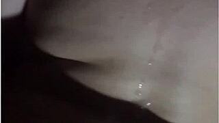 arab bbw milf moans emotionally as shaved pussy asshole get fucked hard ending in cumshot