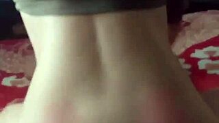 Latina couple homemade ass worship in lingerie