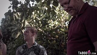 Stepmom Syren De Mer Joins Stepson and GF Nikki Sweet Orgy?