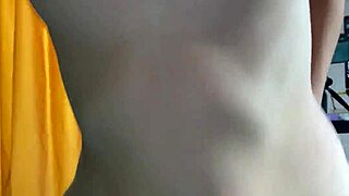 isis sun's dildo play on big ass turns into semen fill after skinny blonde cums hard