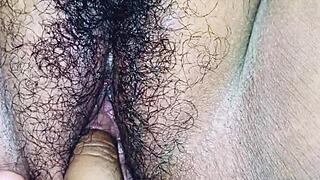 bbw latina fingers her fat pussy before lover fucks missionary doggy