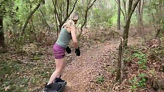Dana Star And Stan Ride Onewheels Naked Woods Then Monster Cock Doggystyle Riding Cum Swallow