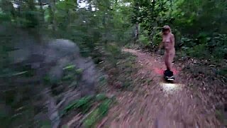 Dana Star And Stan Ride Onewheels Naked Woods Then Monster Cock Doggystyle Riding Cum Swallow