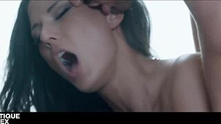 Spanish babe alexa tomas gets erotic pussy licking and riding.