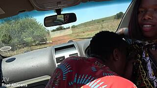 young african couple sneaks away for passionate homemade fuck session 😍🔥💦