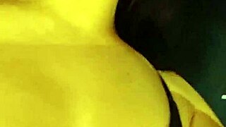 POV Debora Mendes Deepthroats then Rides Inverted in Black Panties Motel Cumshot