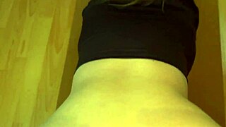 perfect big ass yoga milf bends over for massive backshots her natural tits swinging as german stud unloads huge cumshot on her cheeks