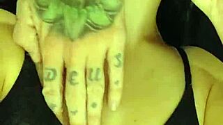 POV Debora Mendes Deepthroats then Rides Inverted in Black Panties Motel Cumshot