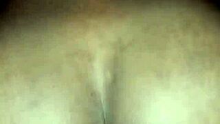 Sexy ebony wife rides stepbrother's big black cock pov homemade