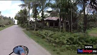 WOW, MY PETITE ASIAN TEEN GIRLFRIEND CHERRY SUCKS COCK OUTDOORS! THEN HARD FUCKING BEGINS!