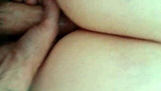 a bit of tight wife assfucking in bathroom