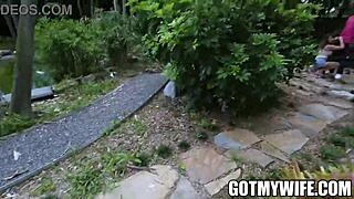 alex isadora and dickdealer don share a tense thrill while her husband watches