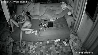 Stepdaughter Gropes Stepdad's Cock Till Hard Then Rides Bareback to Orgasm