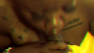 bbw ebony deepthroats that fat black cock like a hungry slut