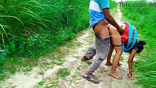 yo check girlfriend doggy fucked hard in wild jungle ride