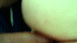 a bit of tight wife assfucking in bathroom