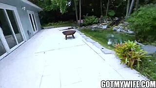 alex isadora and dickdealer don share a tense thrill while her husband watches