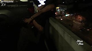 oh man, miroslava's chocha gets licked wild by stranger in parking lot... so horny!