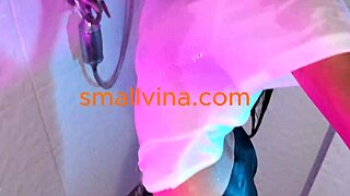 super naughty thai teen bathes her big ass petite body before school