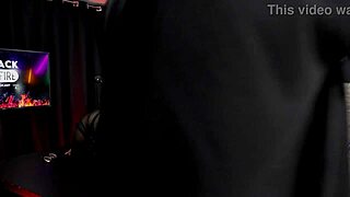 Damn, Rainbow Witch's juicy redhead ass shakes on table doggy while moaning wild!