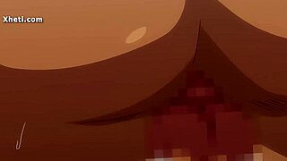 Hentai Girlfriend and Mom Bent Over for Creampie Surprise