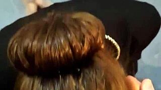 neighbors sneak bathroom fuck with her dress hiked up high