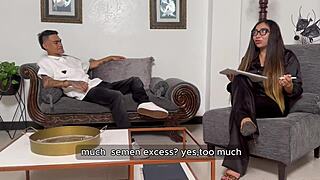 verito's huge round tits bounce hard on verga during intense rough missionary spooning curvy latina milf